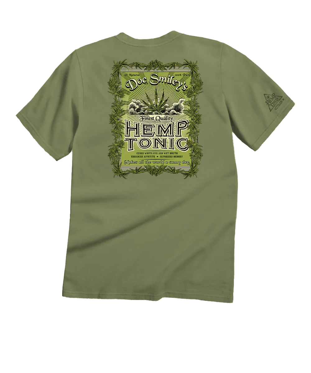 Doc Smileys - Hemp Dyed Short Sleeve Crewneck T-Shirt