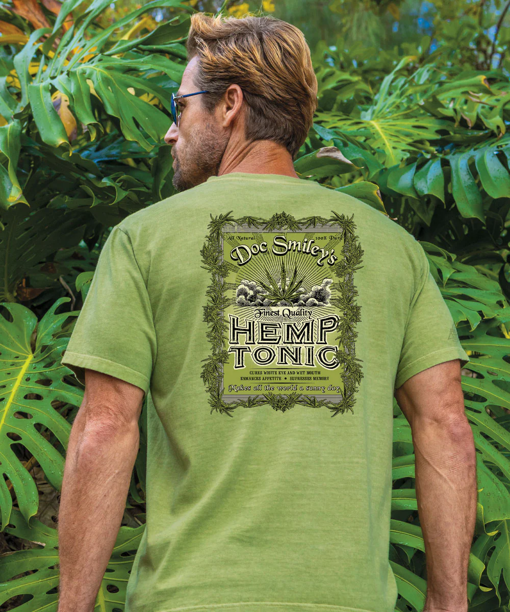 Doc Smileys - Hemp Dyed Short Sleeve Crewneck T-Shirt - Image 2