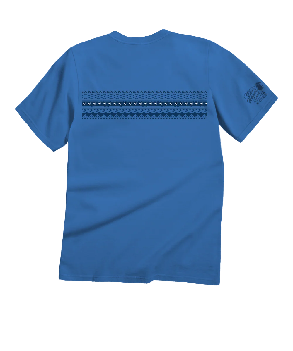 Ehukai Band - Blue Hawaii Dyed Short Sleeve Crewneck T-Shirt - Image 4
