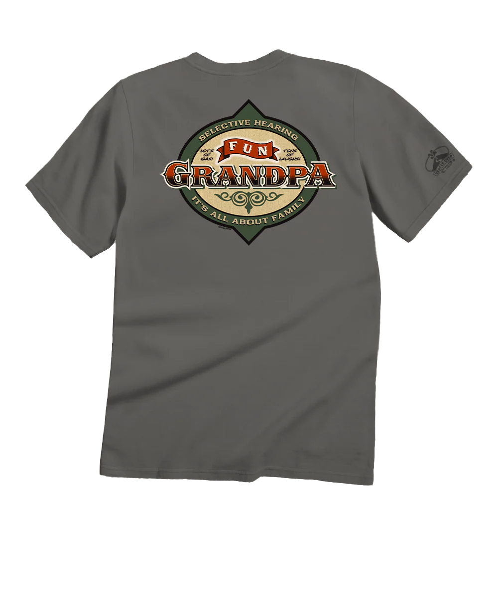 Fun Grandpa - Crater Dyed® Short Sleeve Crewneck T-Shirt