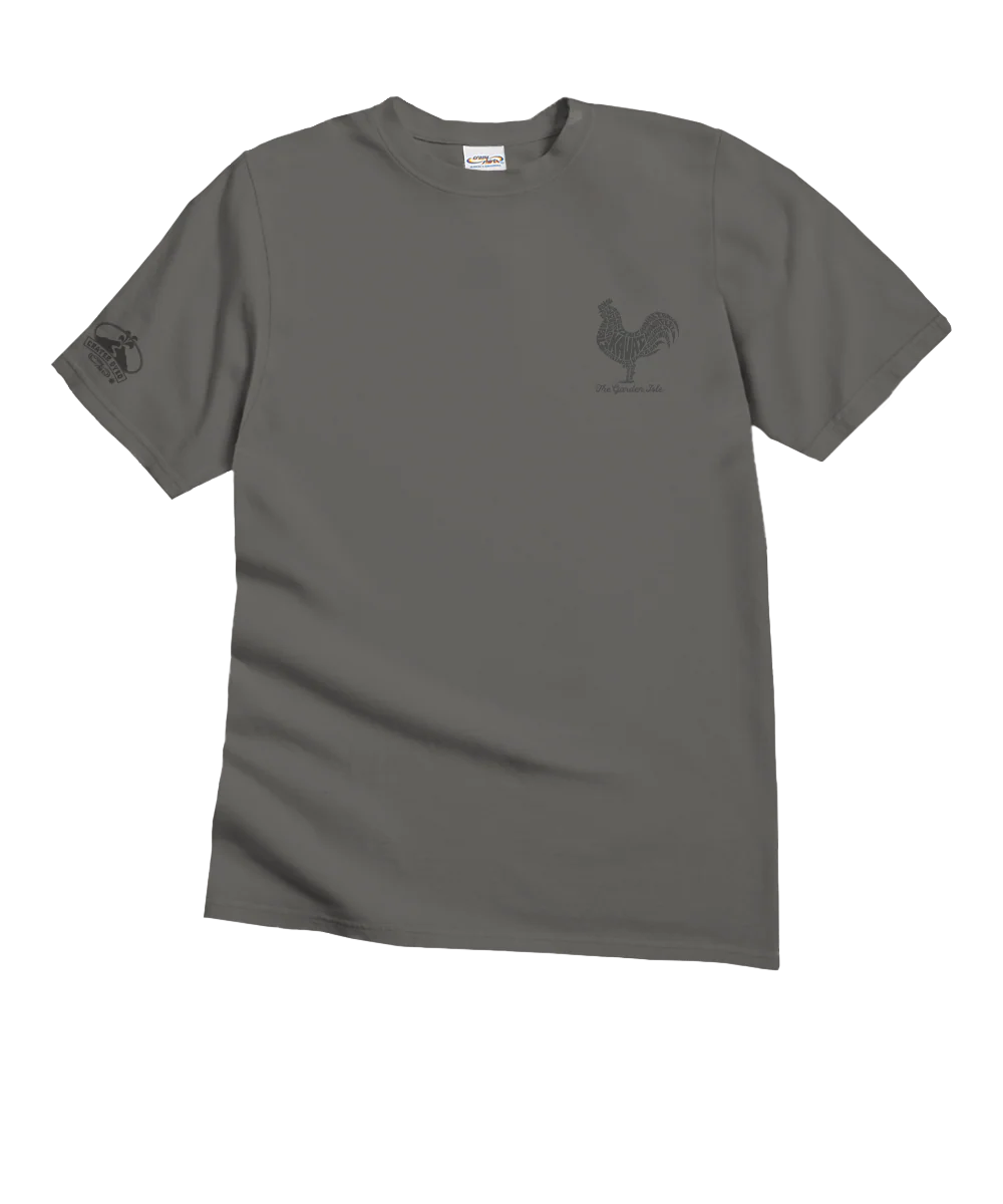 Garden Bird - Crater Dyed® Short Sleeve Crewneck T-Shirt - Image 4