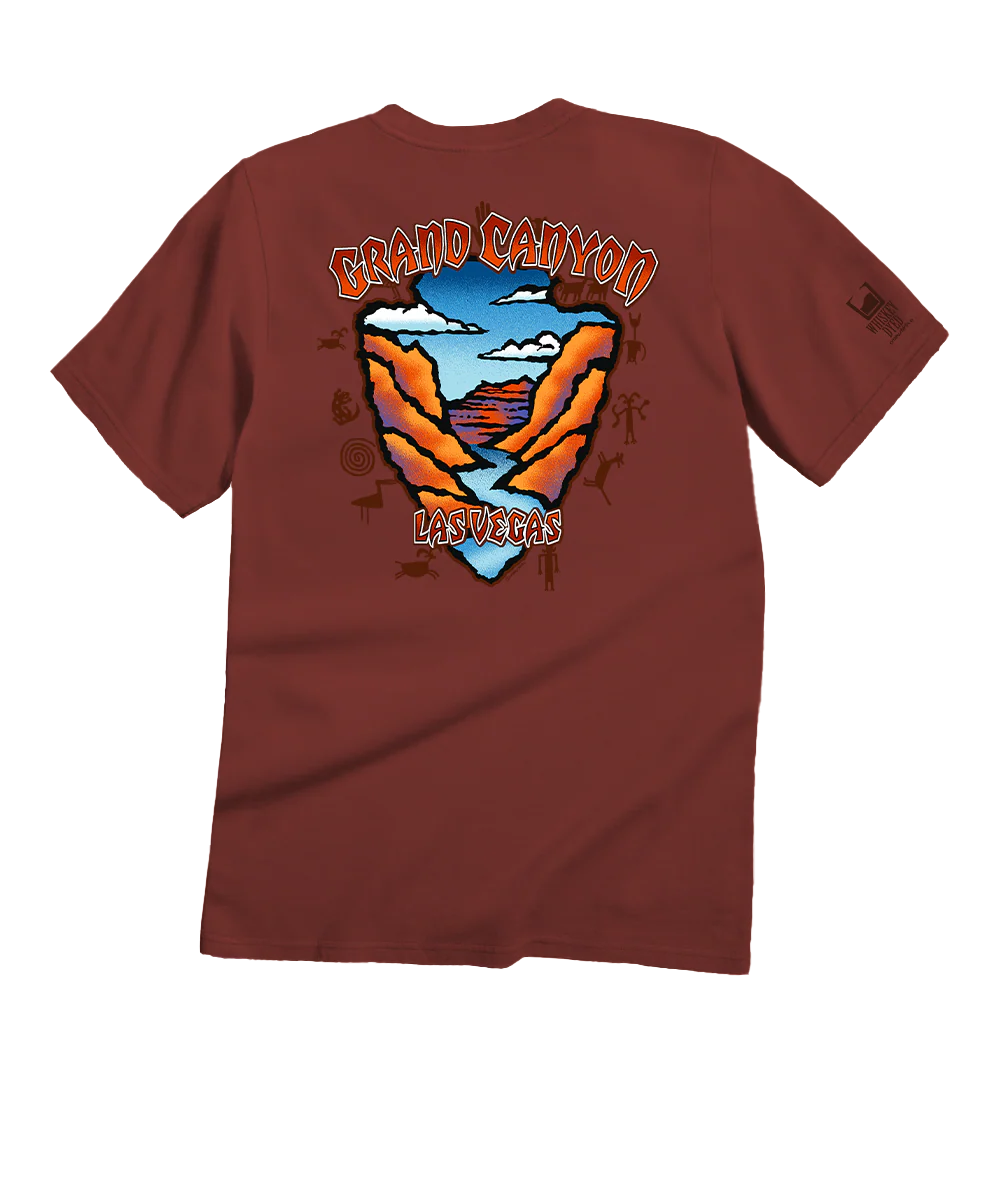 Grand Canyon - Whiskey Dyed Short Sleeve Crewneck T-Shirt