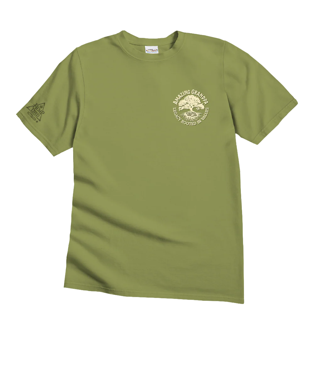 Grandpa Roots - Hemp Dyed Short Sleeve Crewneck T-Shirt - Image 4