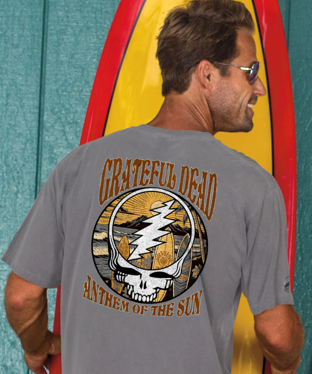 Grateful Dead Anthem Of The Sun - Crater Dyed® Short Sleeve Crewneck T-Shirt - Image 2