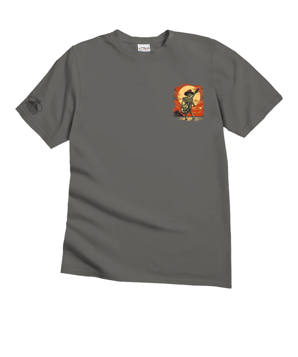 Grateful Dead Concert Poster - Crater Dyed® Short Sleeve Crewneck T-Shirt - Image 4