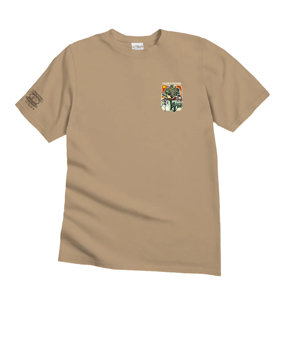 Grateful Dead Joshua Tree - Kona Coffee Dyed Short Sleeve Crewneck T-Shirt - Image 4