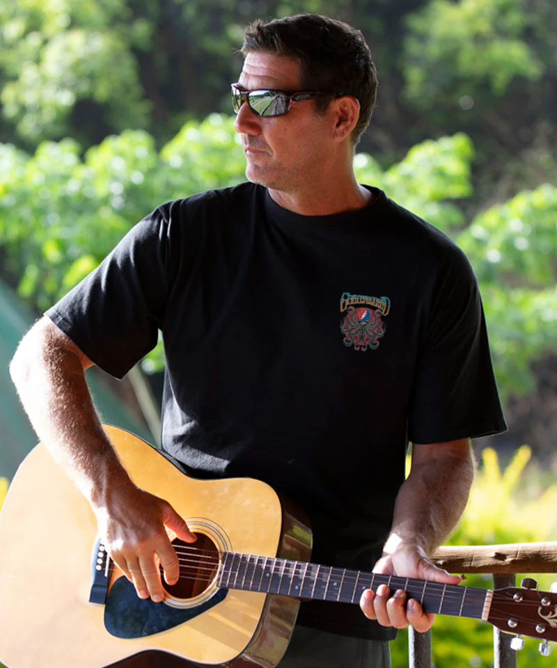 Grateful Dead Kraken - Black Short Sleeve Crewneck T-Shirt - Image 3