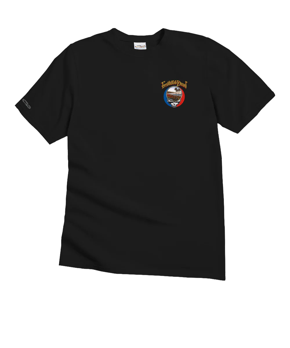 Grateful Dead Laguna Scenic - Black Short Sleeve Crewneck T-Shirt - Image 4