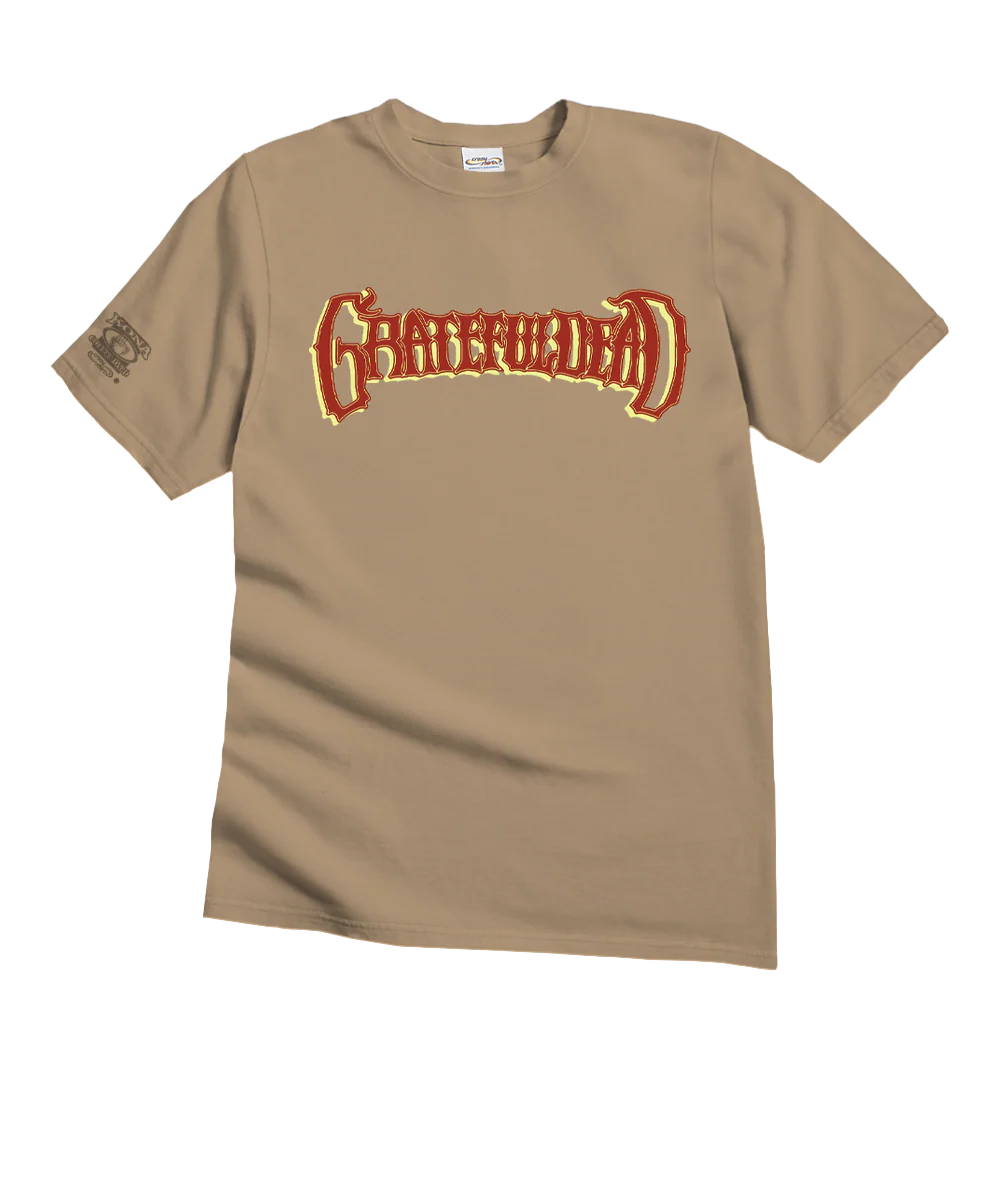Grateful Dead Surfs Up - Kona Coffee Dyed Short Sleeve Crewneck T-Shirt - Image 4
