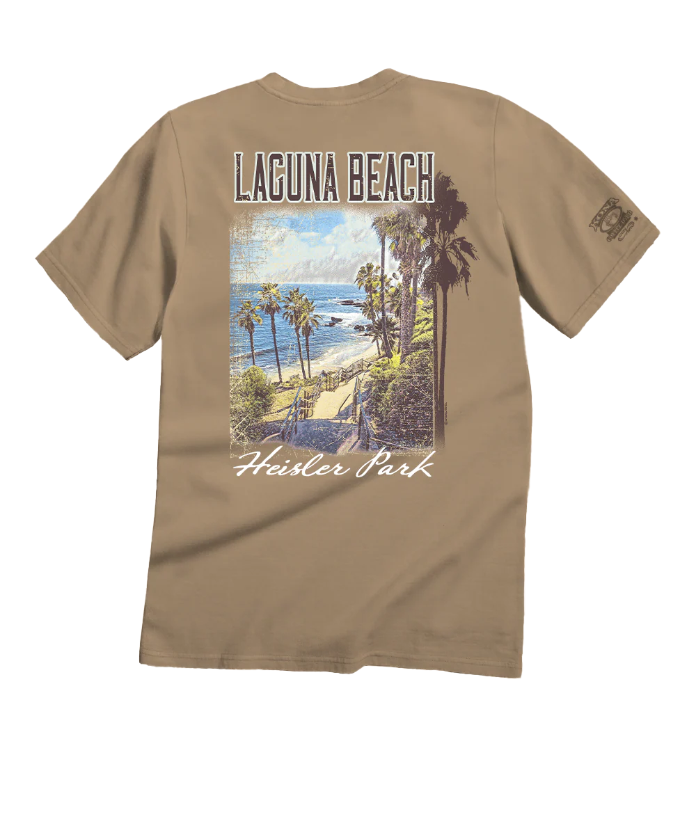 Heisler Park - Kona Coffee Dyed Short Sleeve Crewneck T-Shirt