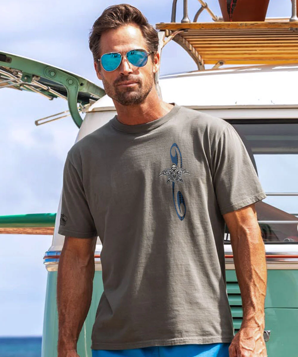 Honu Tribe - Crater Dyed® Short Sleeve Crewneck T-Shirt - Image 3