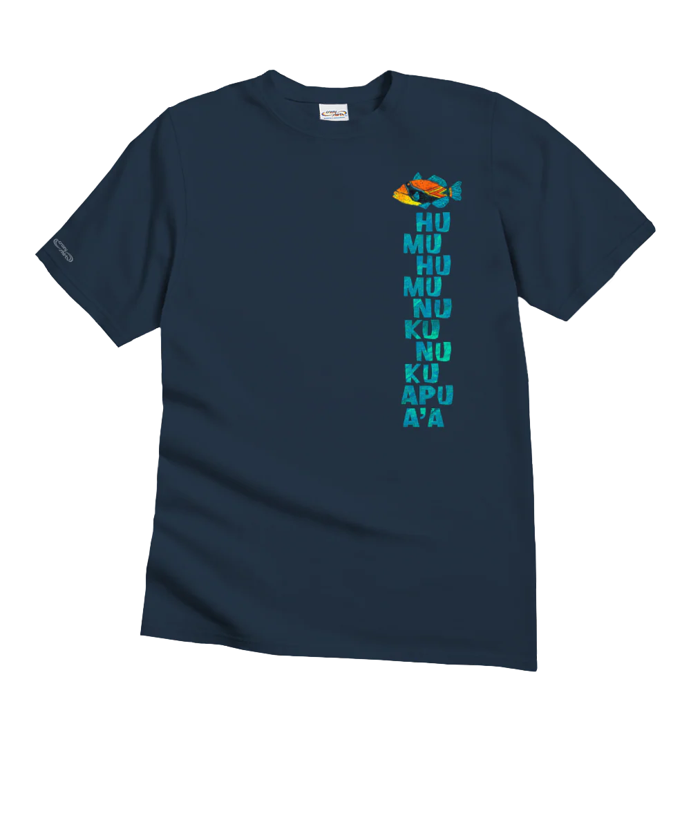 Humu Kalakoa - Navy Short Sleeve Crewneck T-Shirt - Image 4