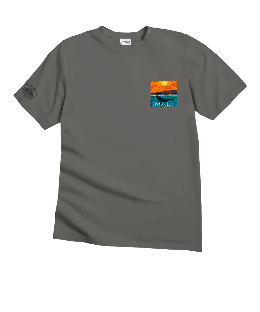 I Am Sun - Crater Dyed® Short Sleeve Crewneck T-Shirt - Image 4