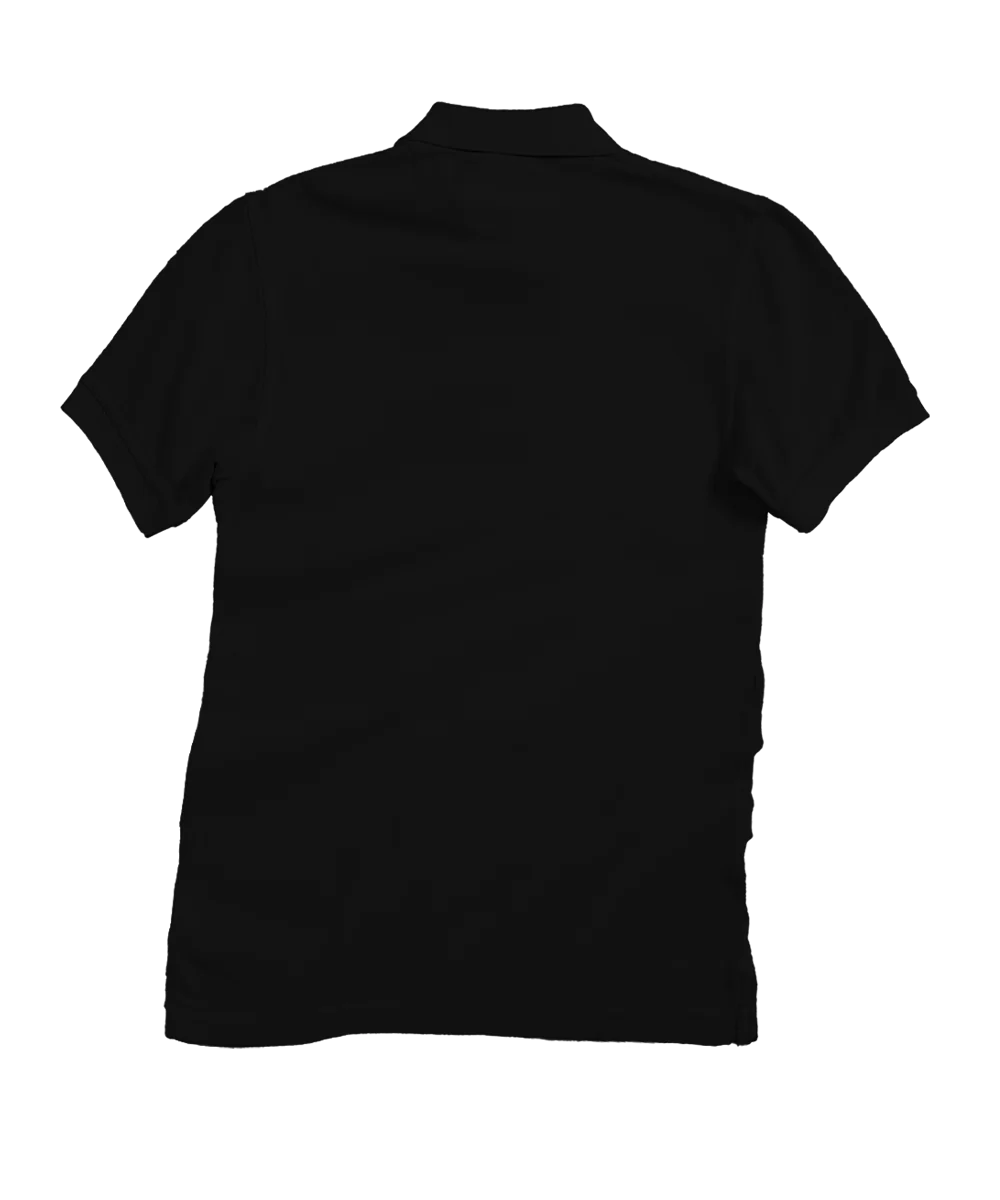 Island Band - Black Short Sleeve Oceanfront Polo Shirt - Image 4