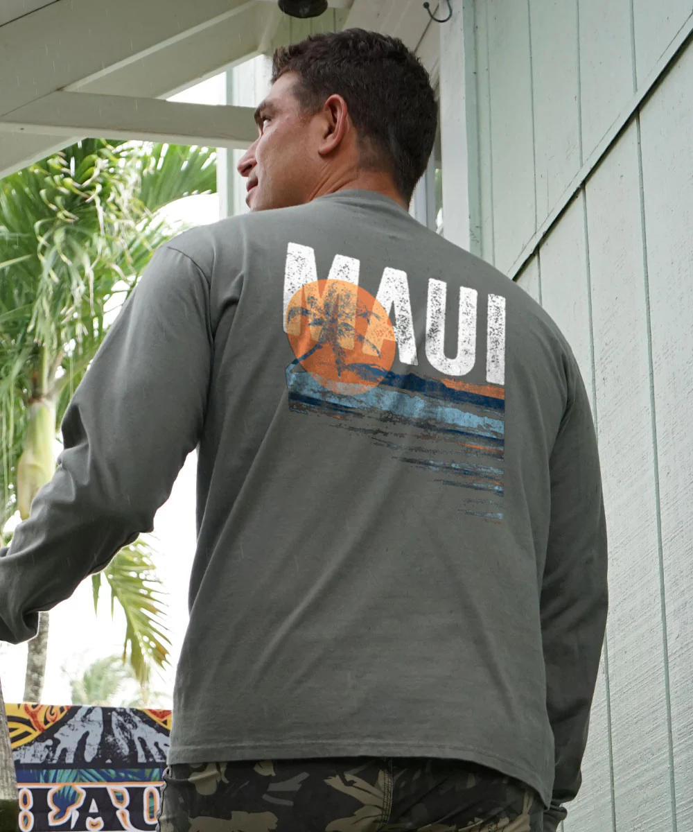Island Lifestyle - Crater Dyed® Long Sleeve Crewneck T-Shirt - Image 2