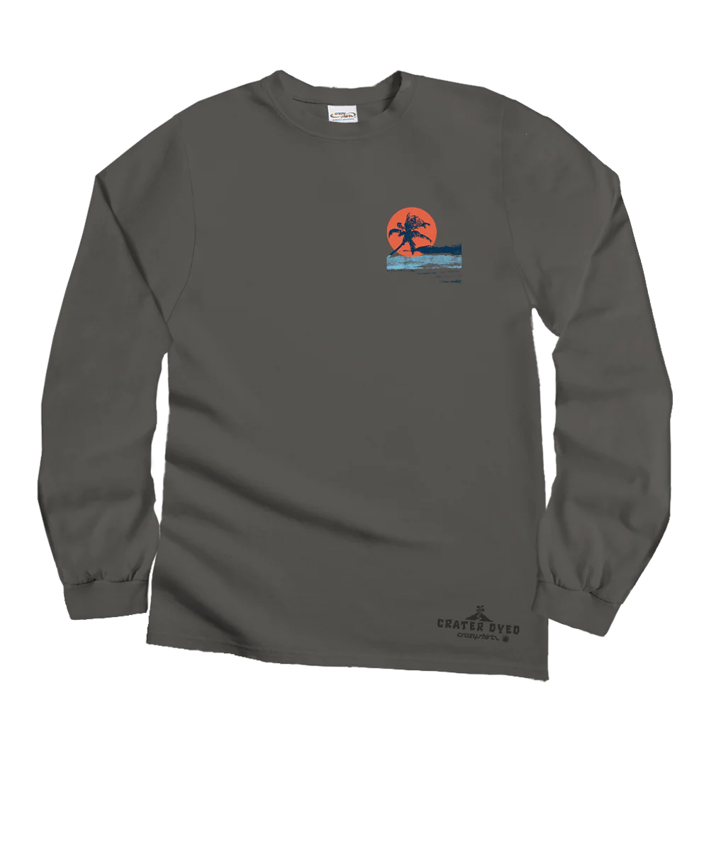 Island Lifestyle - Crater Dyed® Long Sleeve Crewneck T-Shirt - Image 4
