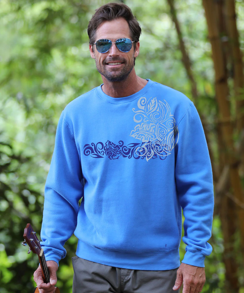 Jakarta Joe - Blue Hawaii Dyed Long Sleeve Sweatshirt - Image 2