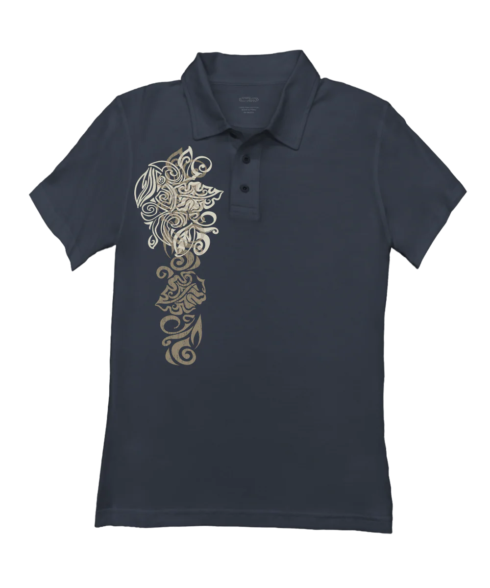 Jakarta Surf - Smoke Short Sleeve Pima Polo