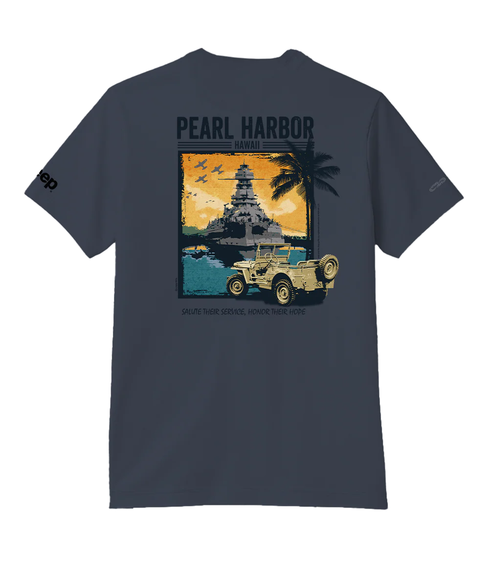 Jeep® Pearl Harbor - Smoke Short Sleeve Pima T-Shirt