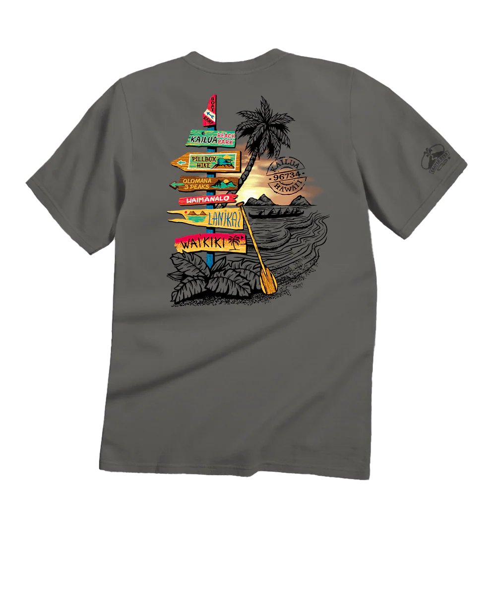 Kailua Signs - Crater Dyed® Short Sleeve Crewneck T-Shirt