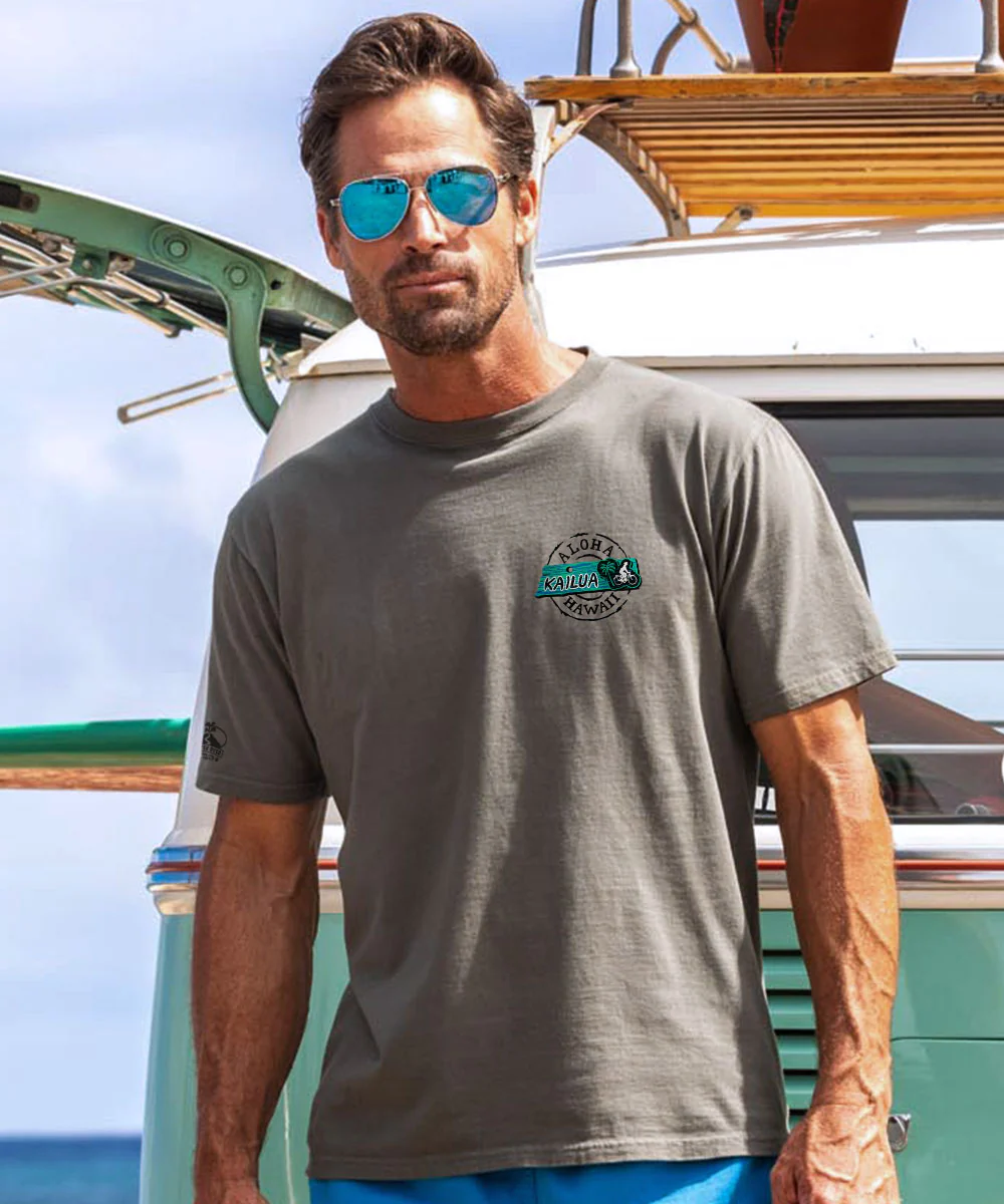 Kailua Signs - Crater Dyed® Short Sleeve Crewneck T-Shirt - Image 3