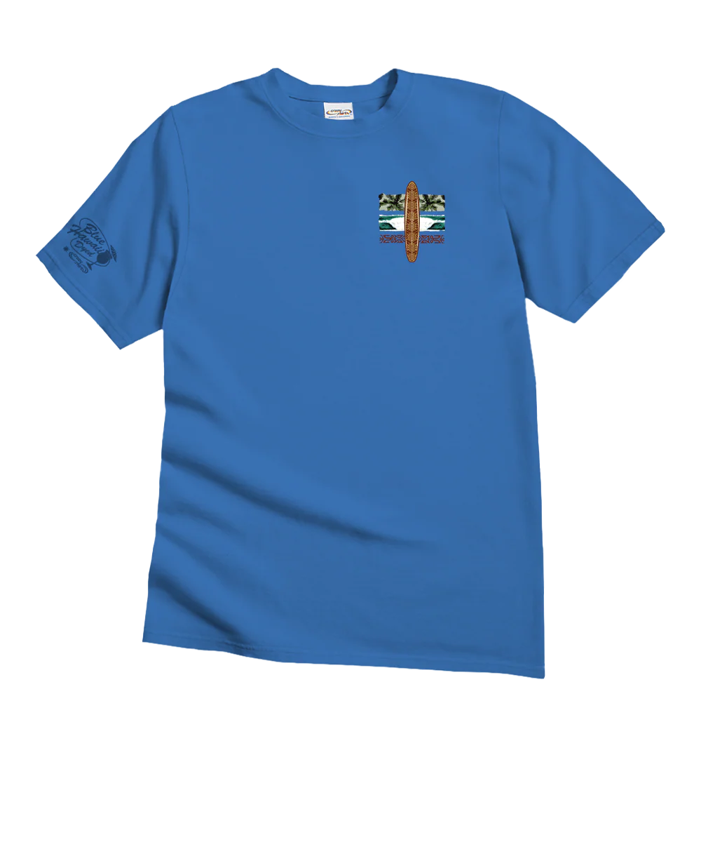 Kako Surf - Blue Hawaii Dyed Short Sleeve Crewneck T-Shirt - Image 4
