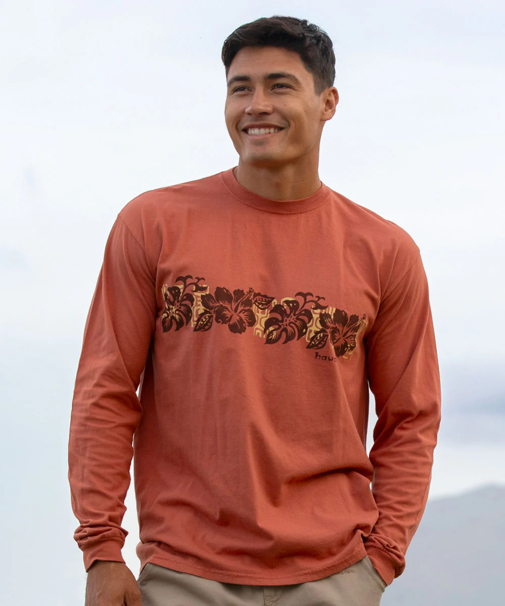 Kalaipu Band - Chile Dyed Long Sleeve Crewneck T-Shirt - Image 2
