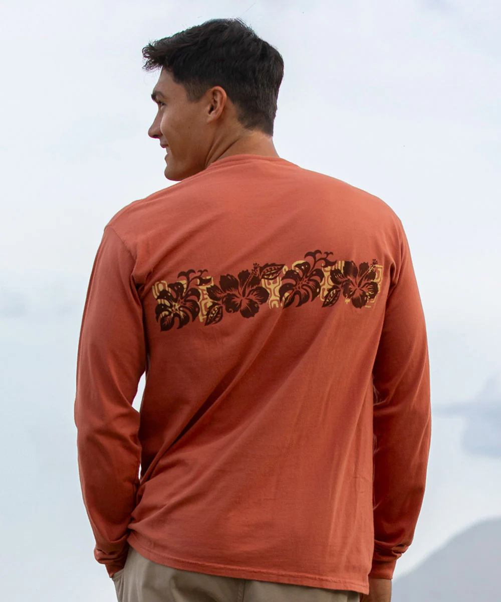 Kalaipu Band - Chile Dyed Long Sleeve Crewneck T-Shirt - Image 3