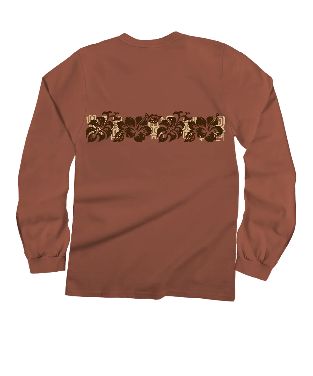 Kalaipu Band - Chile Dyed Long Sleeve Crewneck T-Shirt - Image 4