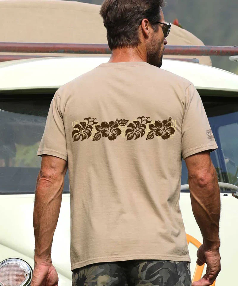 Kalaipu Band - Kona Coffee Dyed Short Sleeve Crewneck T-Shirt - Image 3