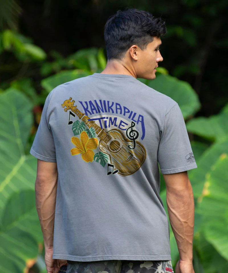 Kanikapila Time - Crater Dyed® Short Sleeve Crewneck T-Shirt - Image 2