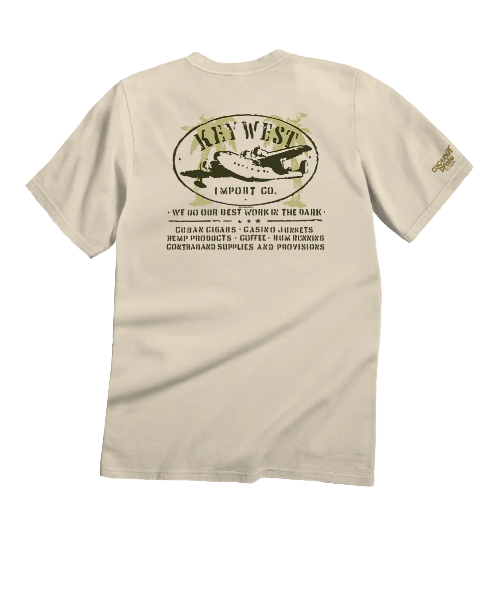 Key West Import Co. - Coconut Dyed Short Sleeve Crewneck T-Shirt