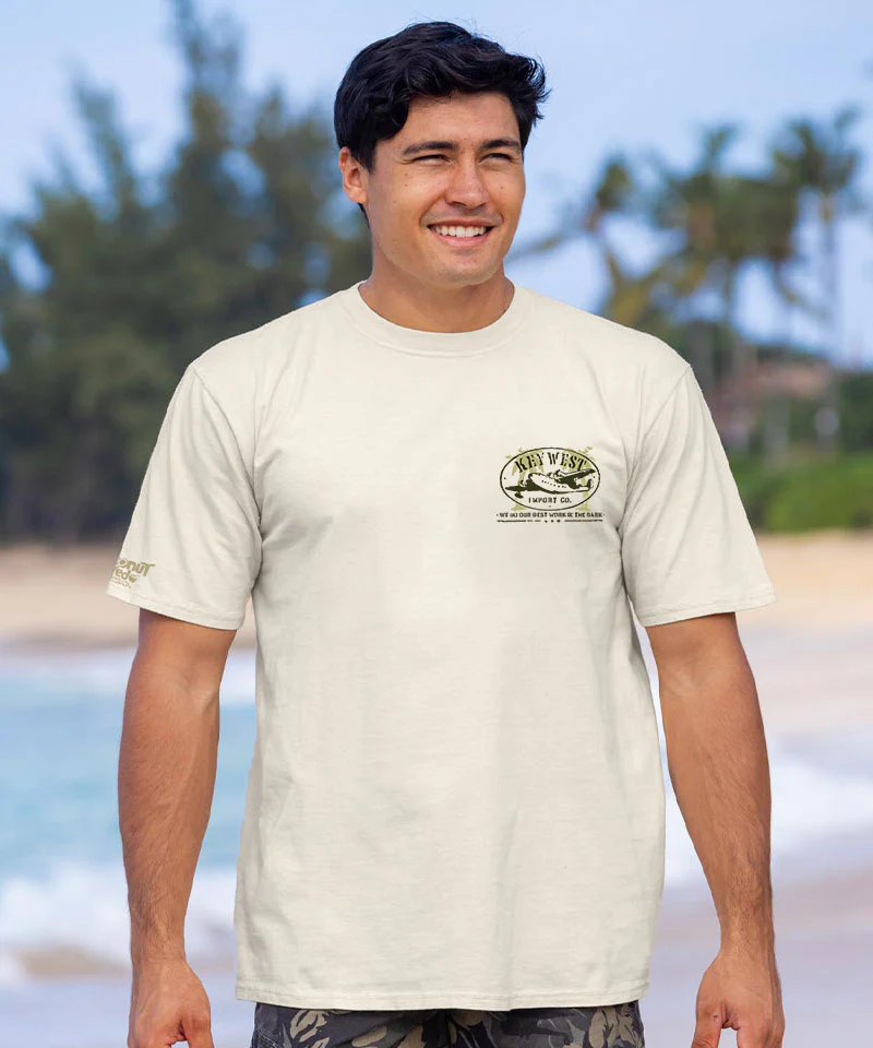 Key West Import Co. - Coconut Dyed Short Sleeve Crewneck T-Shirt - Image 3
