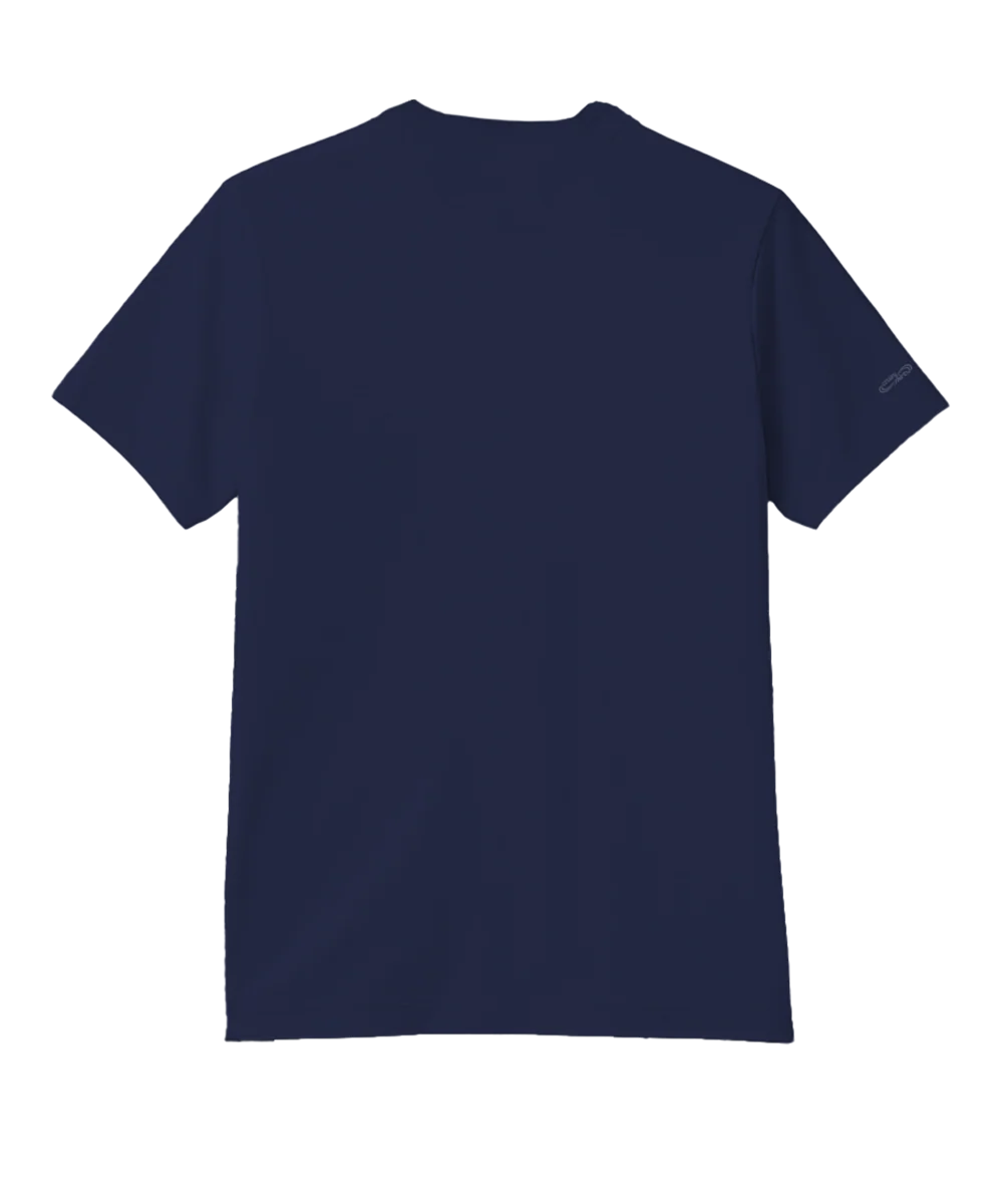 Kilauea Tattoo - Indigo Short Sleeve Pima T-Shirt - Image 4