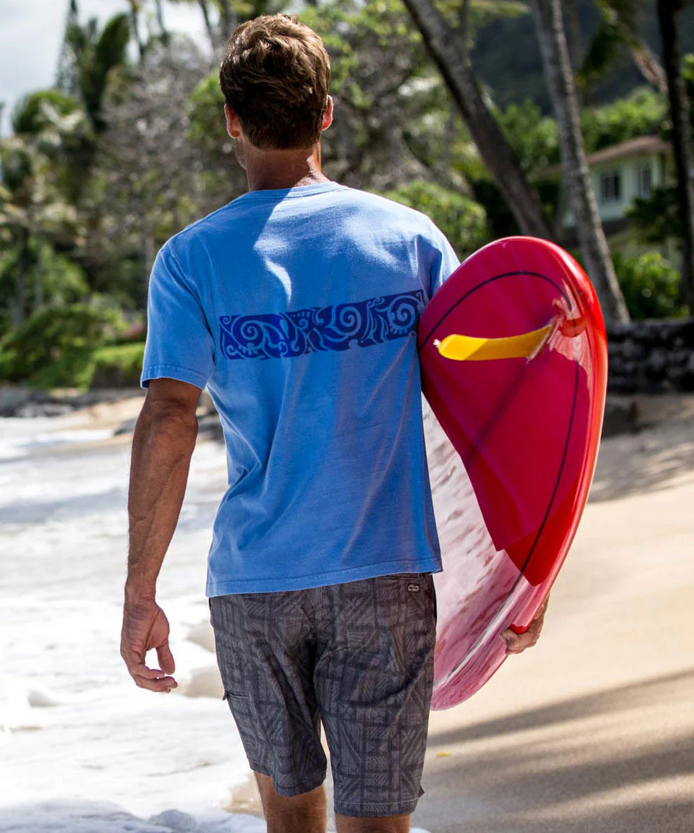 Koa Band - Blue Hawaii Dyed Short Sleeve Crewneck T-Shirt - Image 3