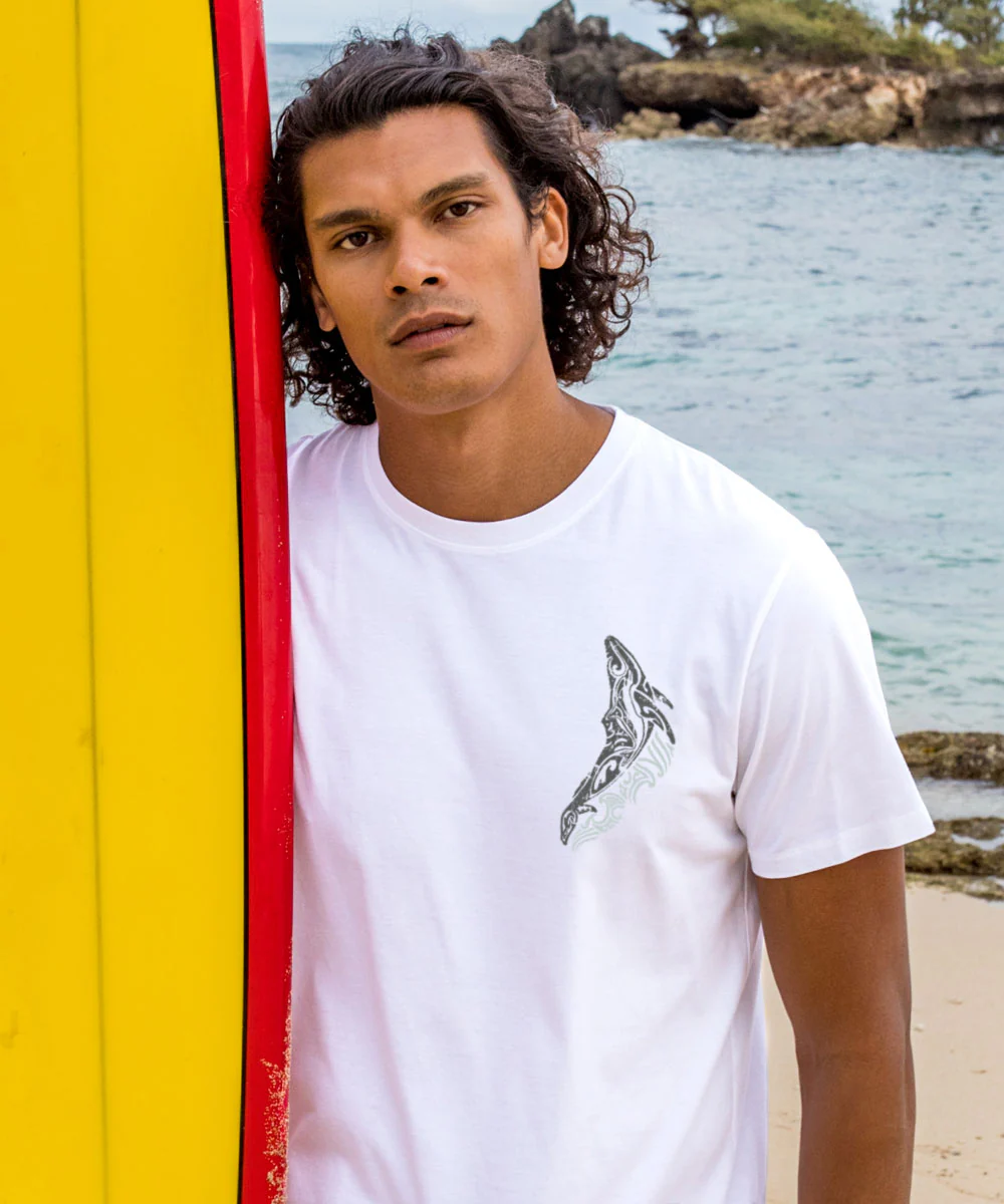 Koholas - White Short Sleeve Pima T-Shirt - Image 3