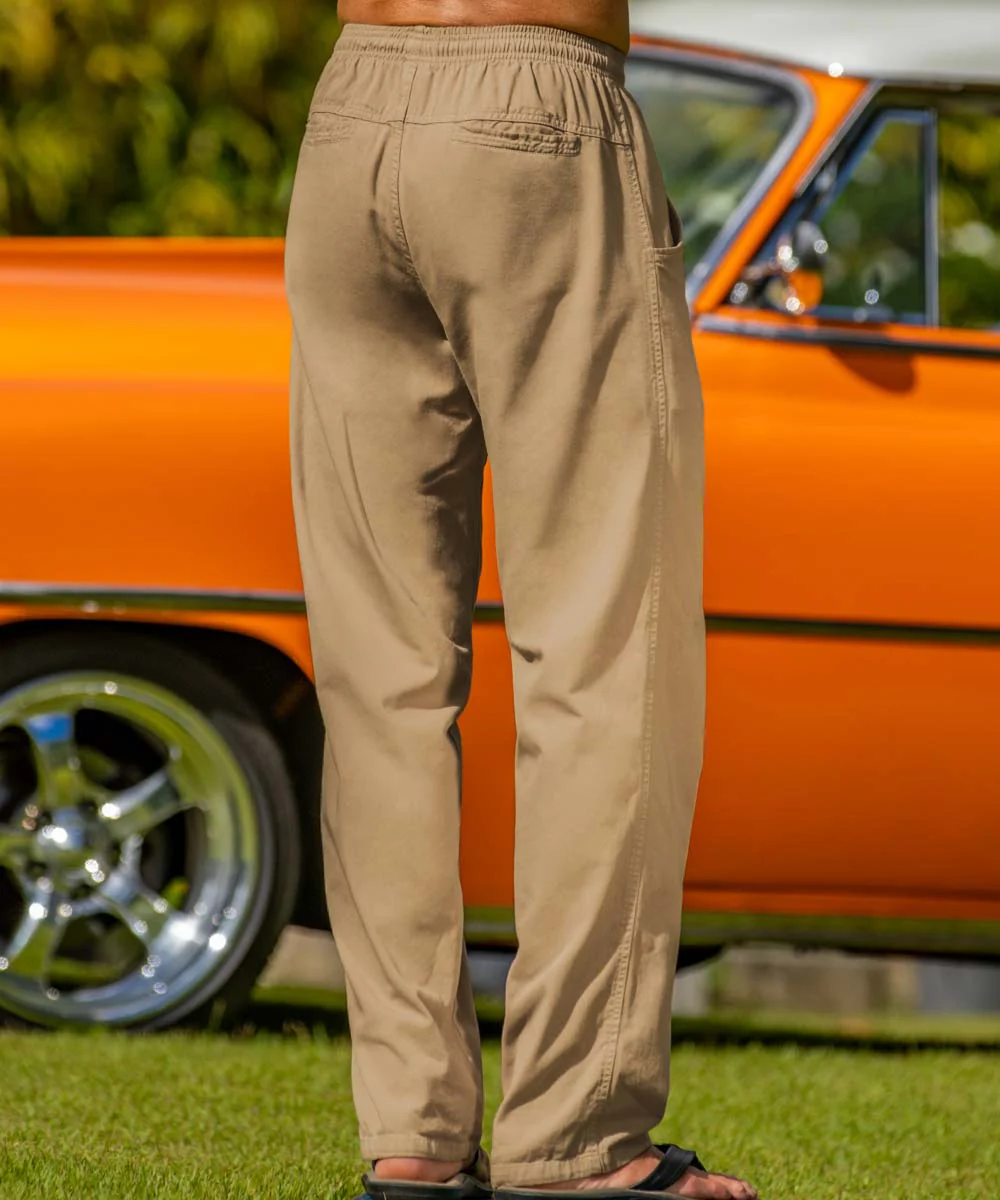 Kona Coffee Dyed Twill Pants - Image 3