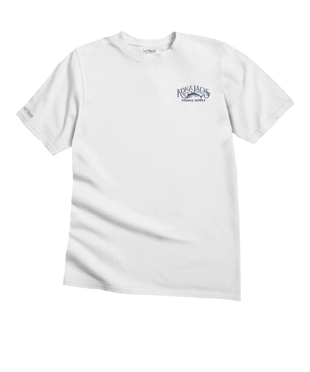 Kona Jack's - White Short Sleeve Crewneck T-Shirt - Image 4