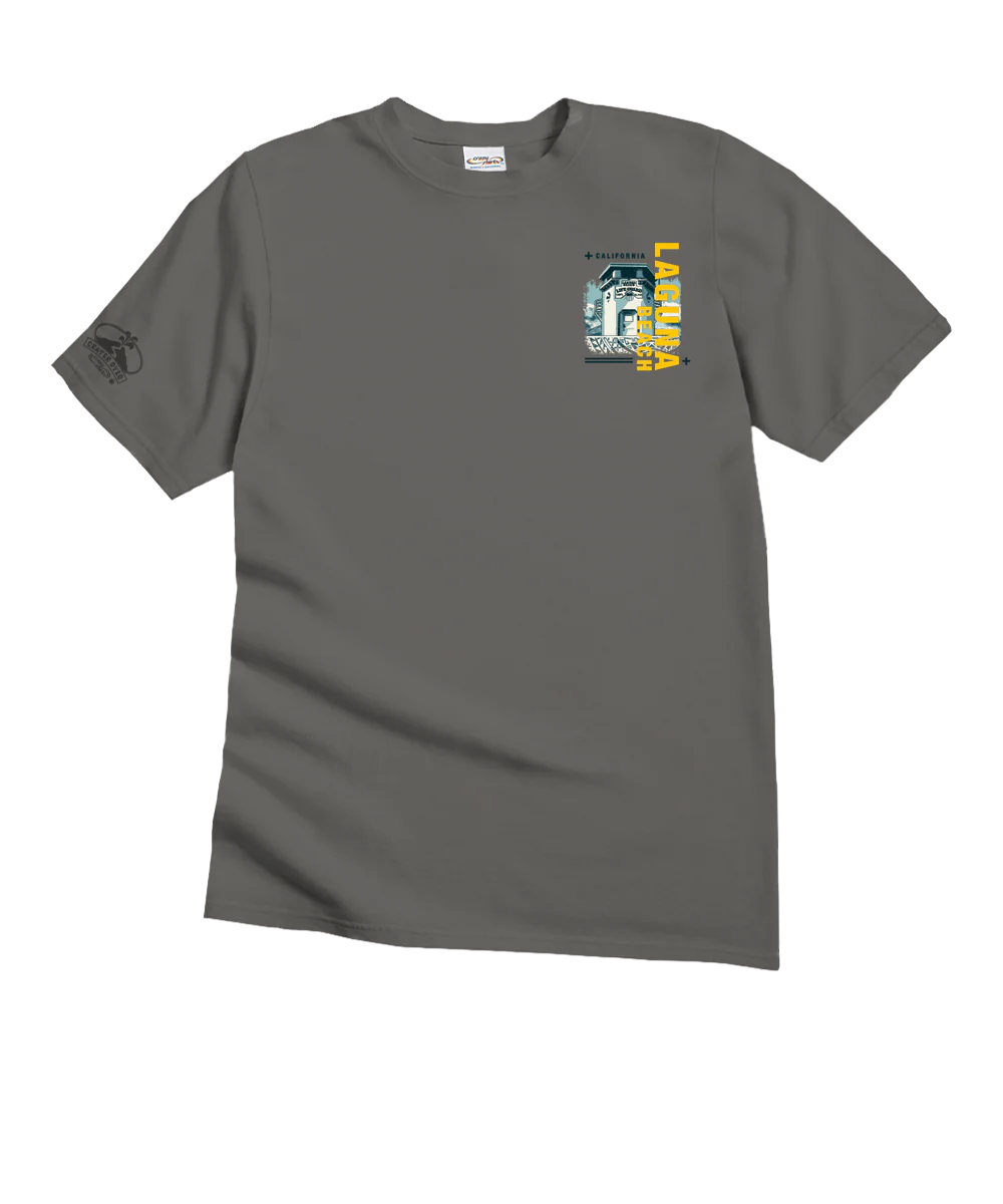 Laguna Beach Ripper - Crater Dyed® Short Sleeve Crewneck T-Shirt - Image 4