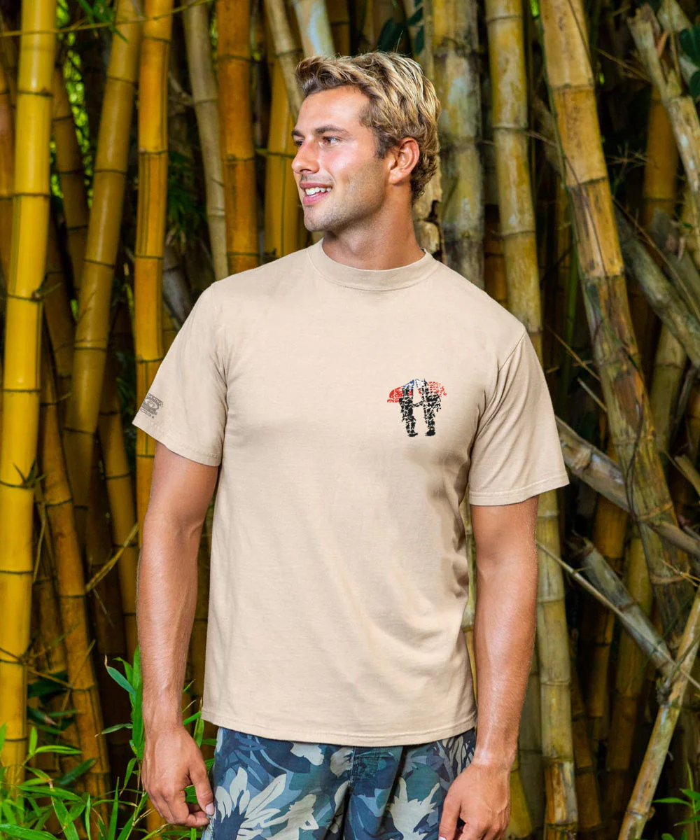 Legacy Of Freedom - Kona Coffee Dyed Short Sleeve Crewneck T-Shirt - Image 3