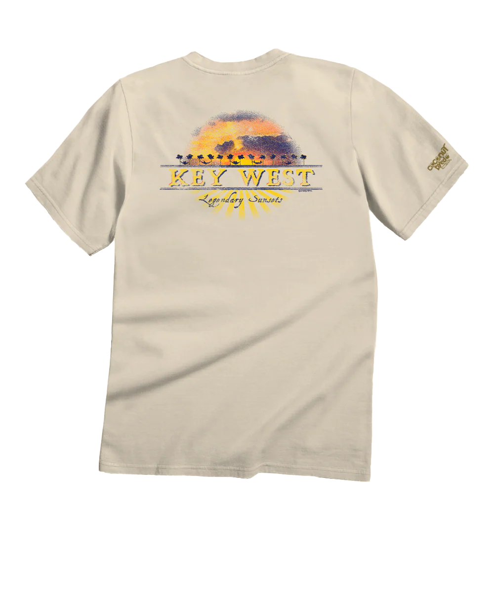 Legendary Sunsets - Coconut Dyed Short Sleeve Crewneck T-Shirt