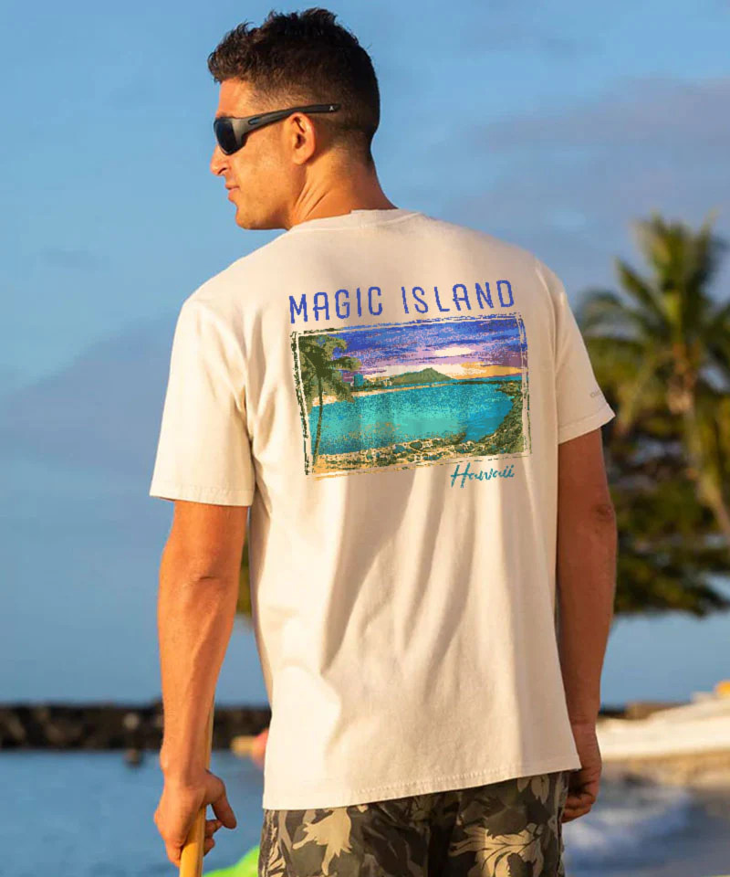 Magic Island - Coconut Dyed Short Sleeve Crewneck T-Shirt - Image 2