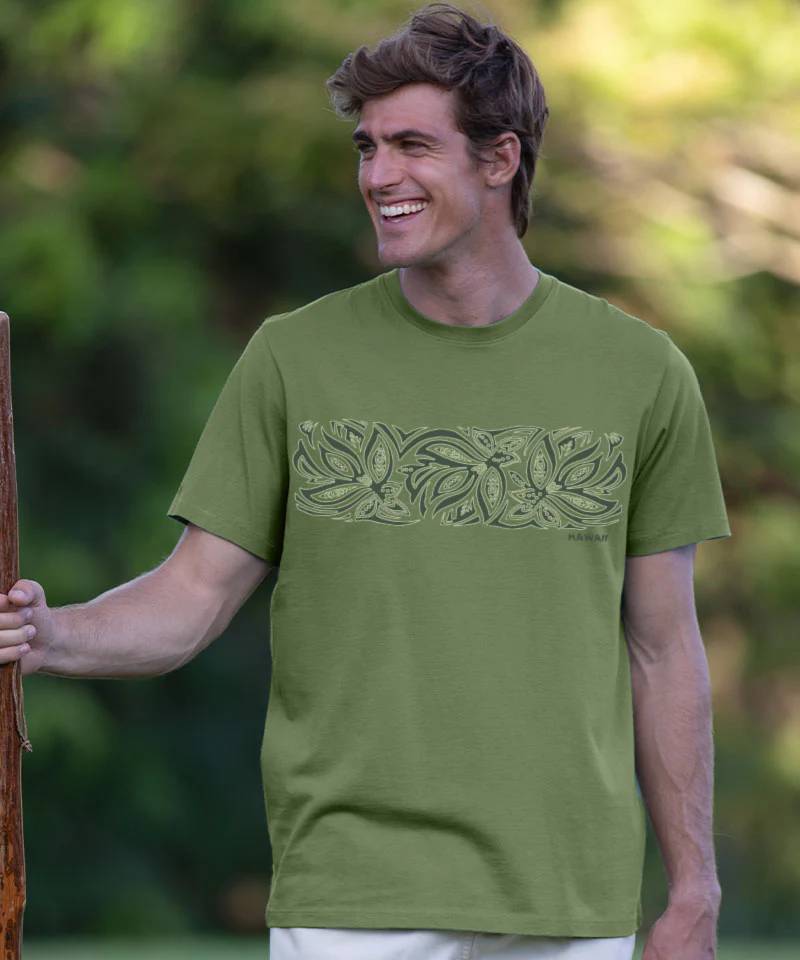 Maire - Sage Green Short Sleeve Pima T-Shirt - Image 2