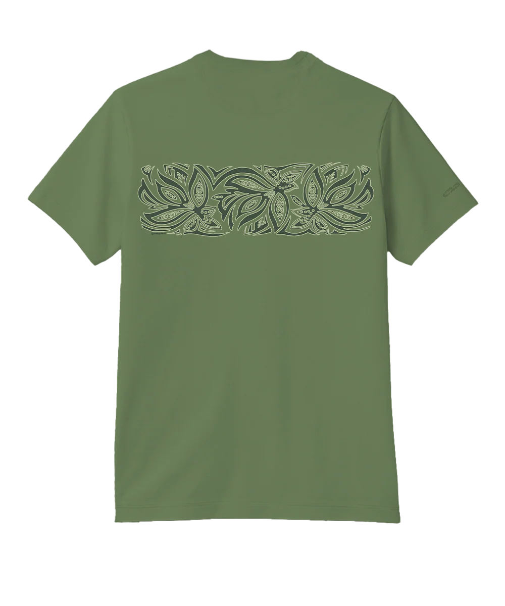 Maire - Sage Green Short Sleeve Pima T-Shirt - Image 4