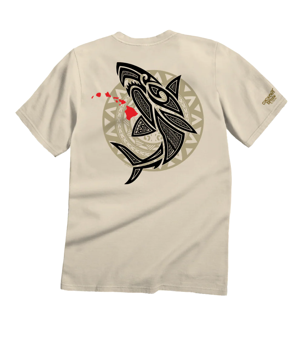 Mano Island Spirit - Coconut Dyed Short Sleeve Crewneck T-Shirt