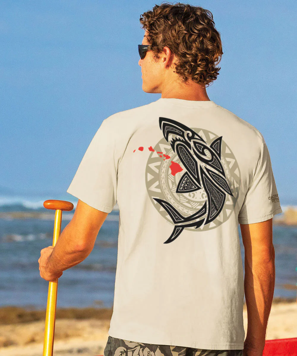 Mano Island Spirit - Coconut Dyed Short Sleeve Crewneck T-Shirt - Image 2