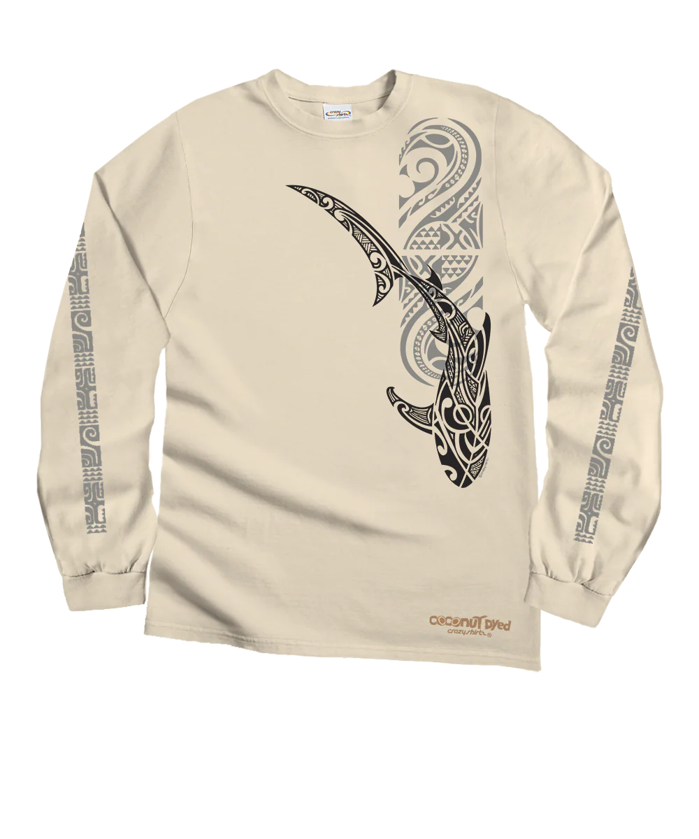 Mano Kaipo - Coconut Dyed Long Sleeve Crewneck T-Shirt