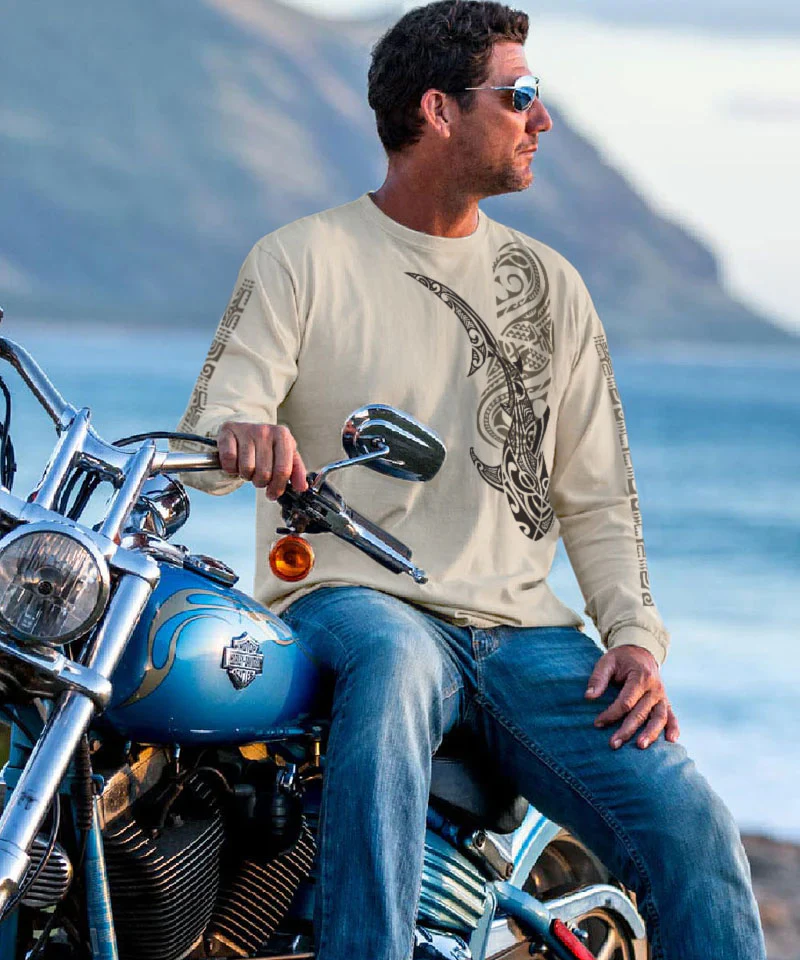 Mano Kaipo - Coconut Dyed Long Sleeve Crewneck T-Shirt - Image 2