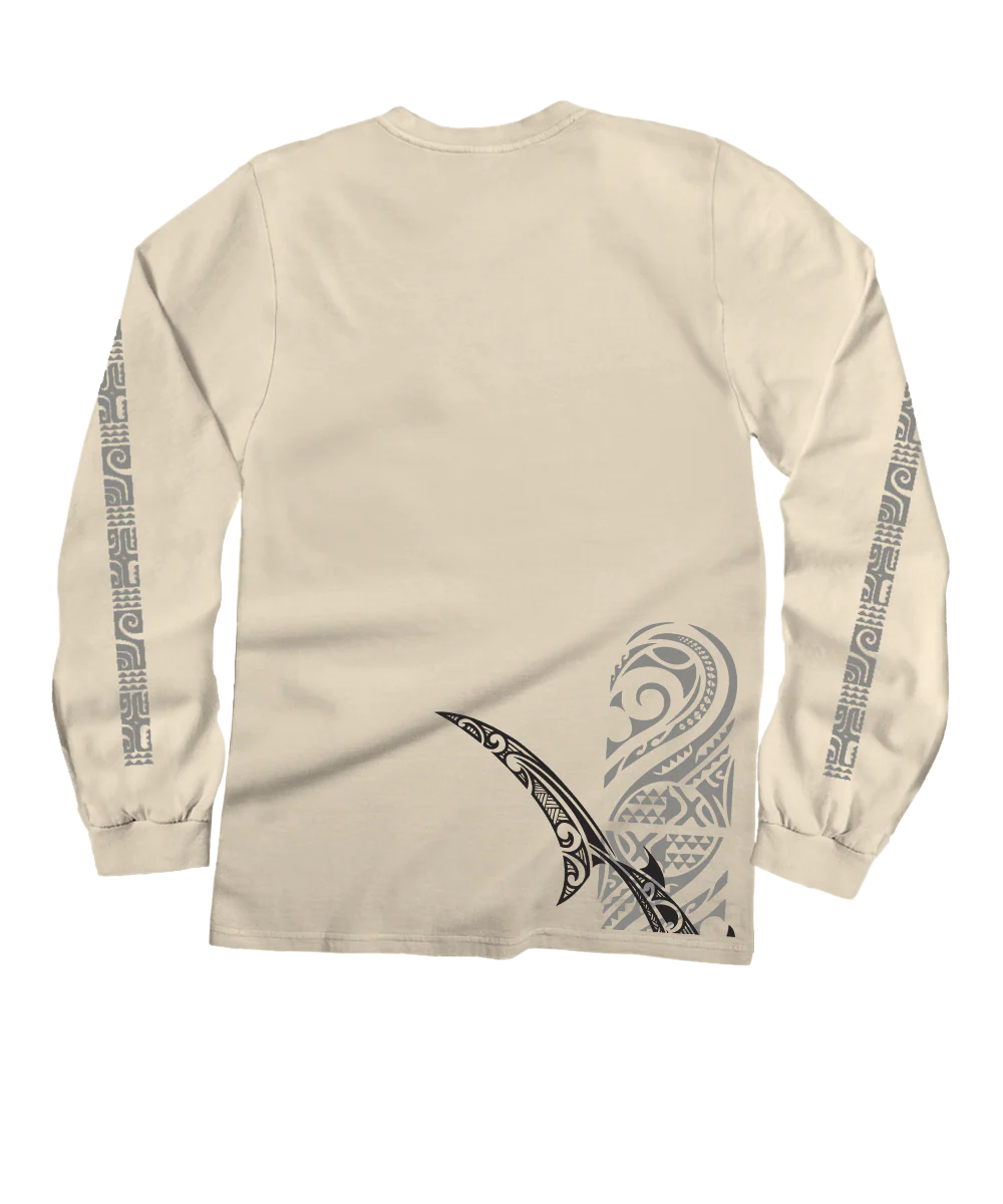 Mano Kaipo - Coconut Dyed Long Sleeve Crewneck T-Shirt - Image 4