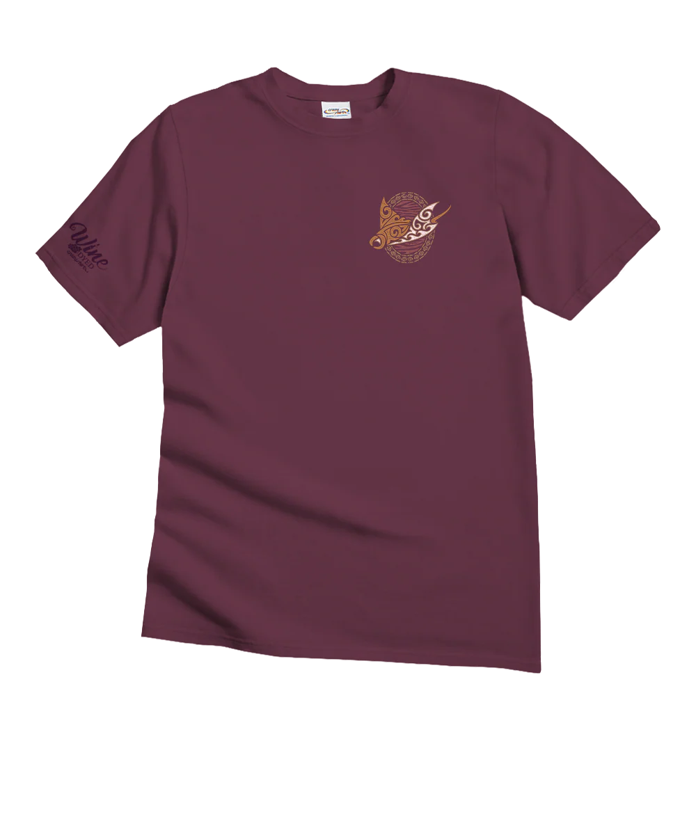 Manta Reef Glide - Wine Dyed Short Sleeve Crewneck T-Shirt - Image 4